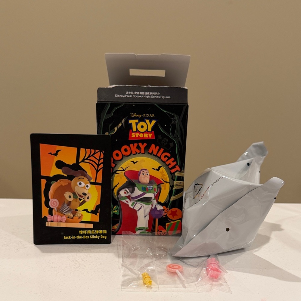 Pop Mart Disney Pixar Toy Story Spooky Night Figure - Jack in the Box Slinky Dog